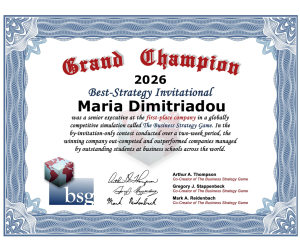 BSI Grand Champion - Ind03 - Maria Dimitriadou