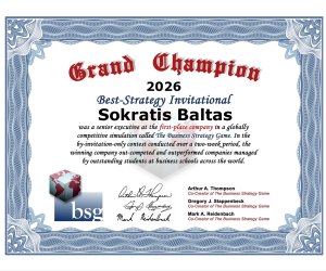 BSI Grand Champion - Ind03 - Sokratis Baltas